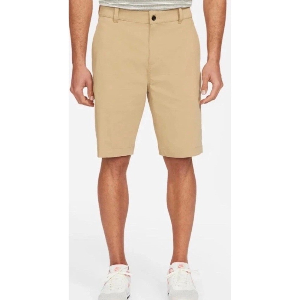 Mens Nike Dri-Fit UV Golf Shorts Chino DA4139 297 Khaki Beige Size 30